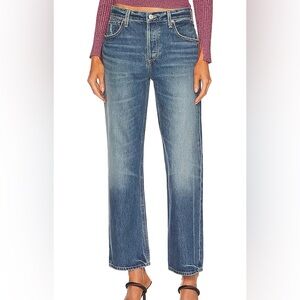 Citizen of Humanity Neve in Oasis non-stretch bow leg jeans